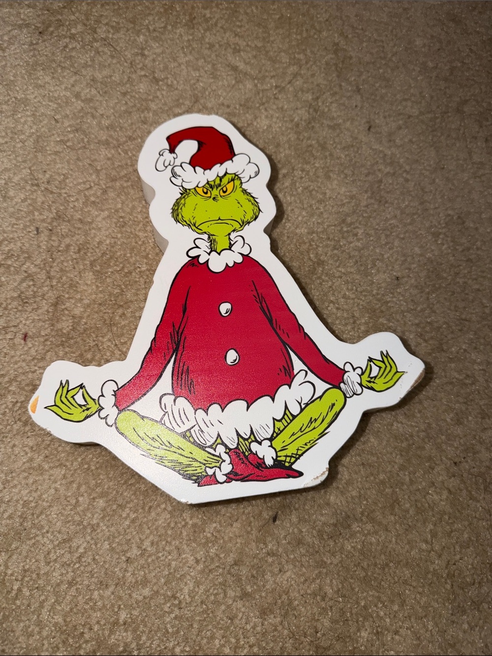 Grinch Holiday Wooden stand up decor